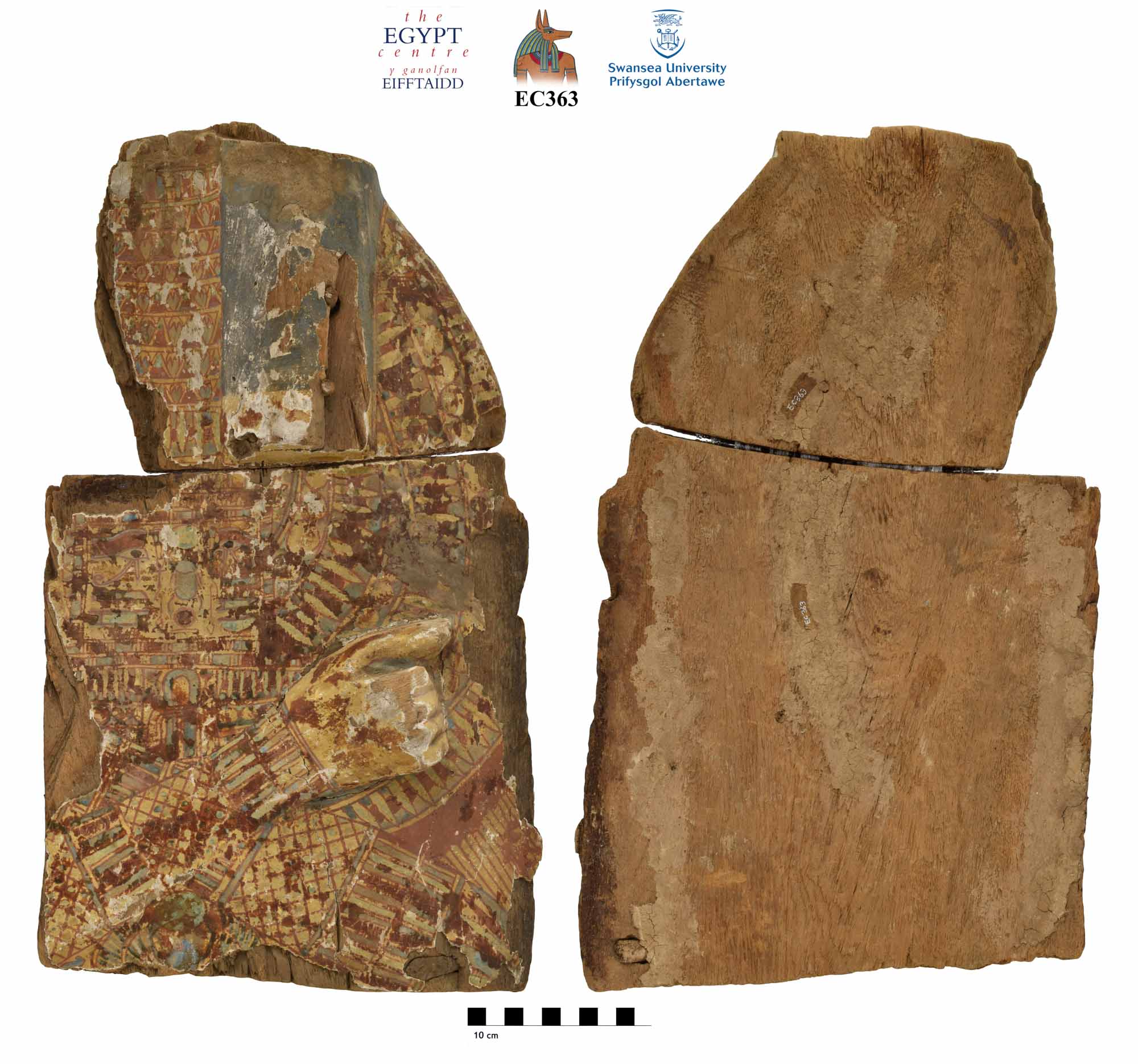 Image for: Fragment of a mummy board